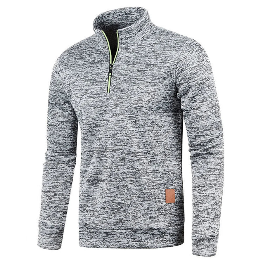 Men's Hoodless Sweatshirt | Zip-Up