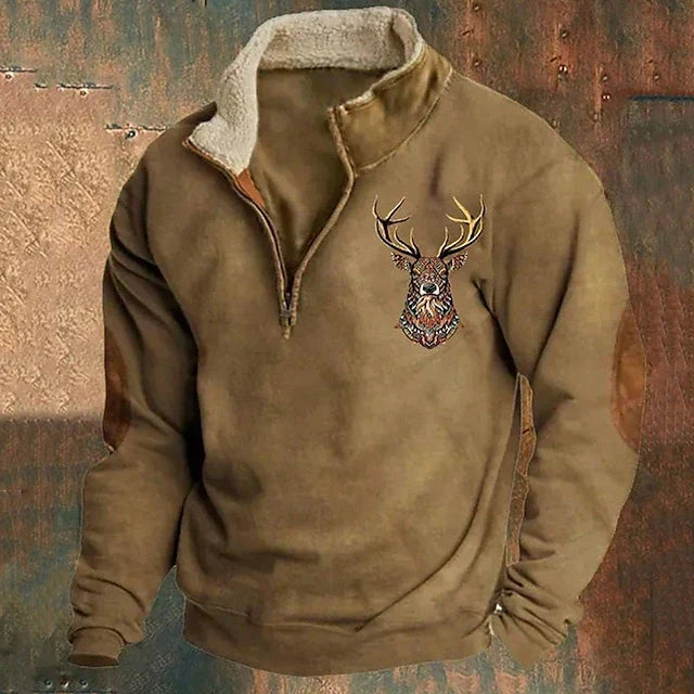 Men's Zip-Up Sweatshirt | Hoodless