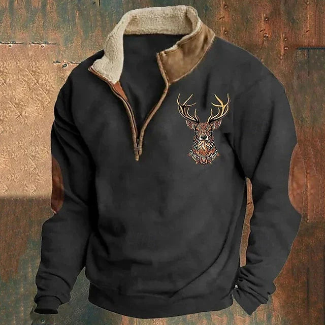 Men's Zip-Up Sweatshirt | Hoodless