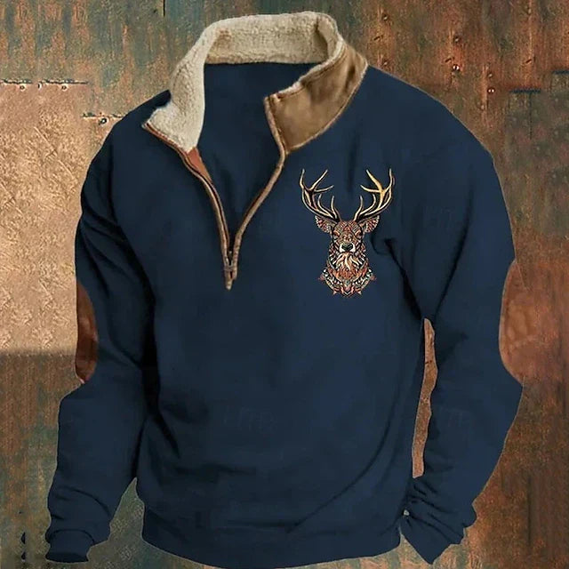 Men's Zip-Up Sweatshirt | Hoodless