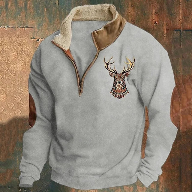 Men's Zip-Up Sweatshirt | Hoodless