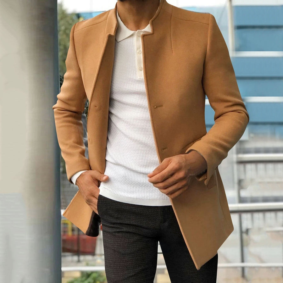 Pánská elegantní podzimní bunda | Se stojáčkem