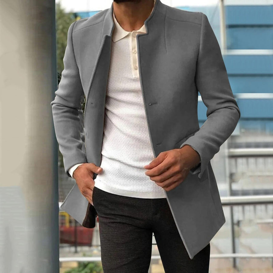 Pánská elegantní podzimní bunda | Se stojáčkem