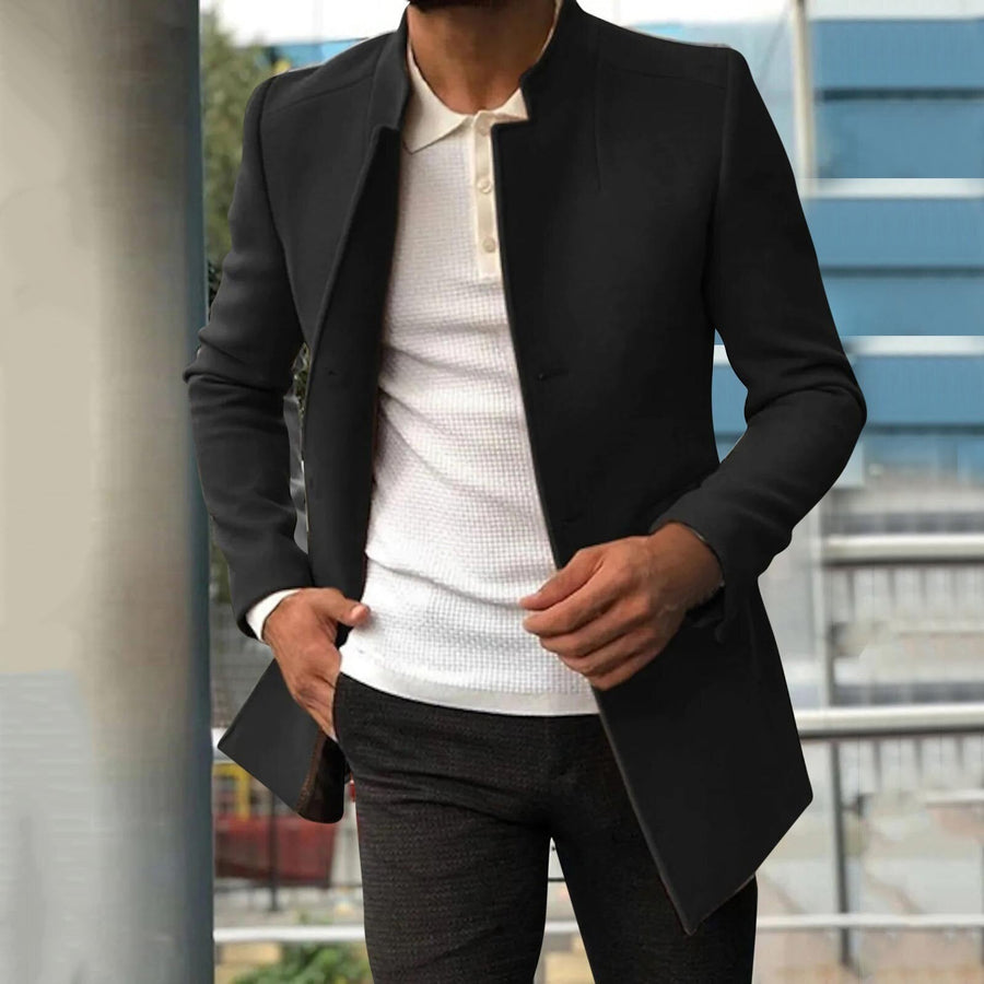 Pánská elegantní podzimní bunda | Se stojáčkem