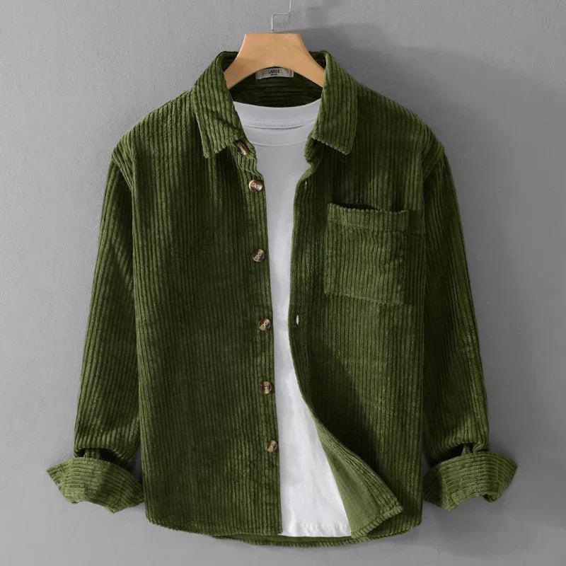 Men's Shirt-Style Autumn Jacket | Long Sleeves