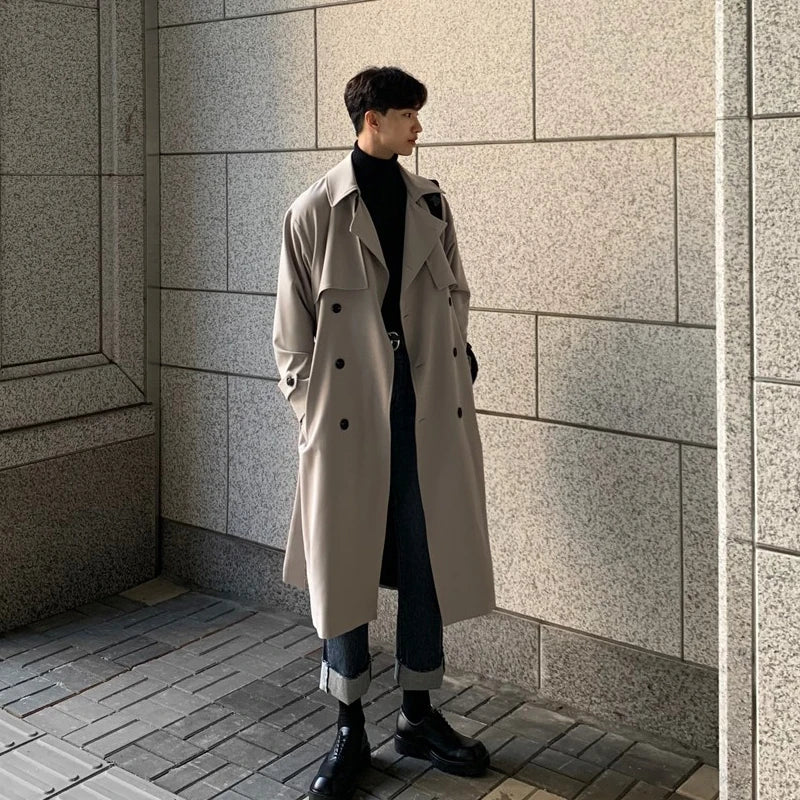 Men's Autumn Coat | Double-Breasted