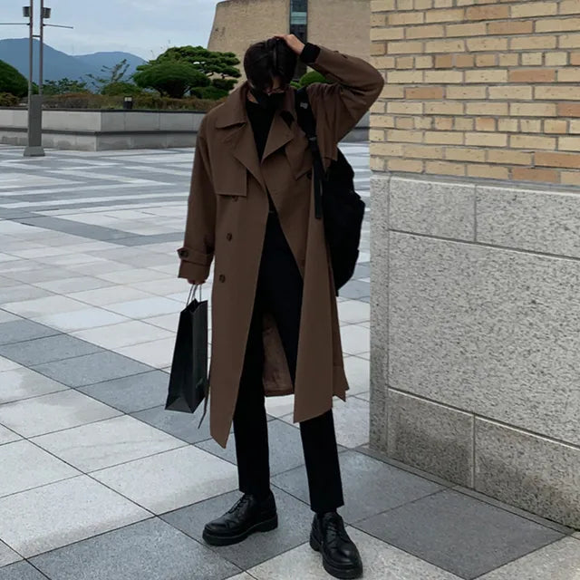 Men's Autumn Coat | Double-Breasted
