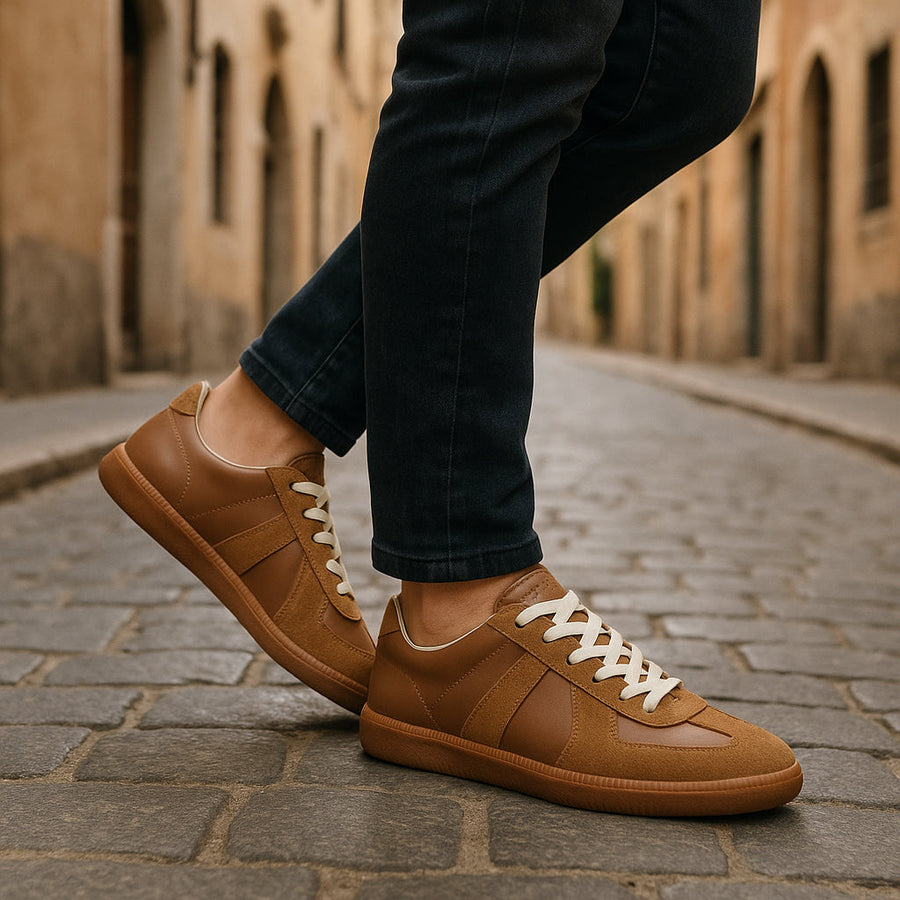 Męskie Eleganckie Sneakersy | Sznurowane