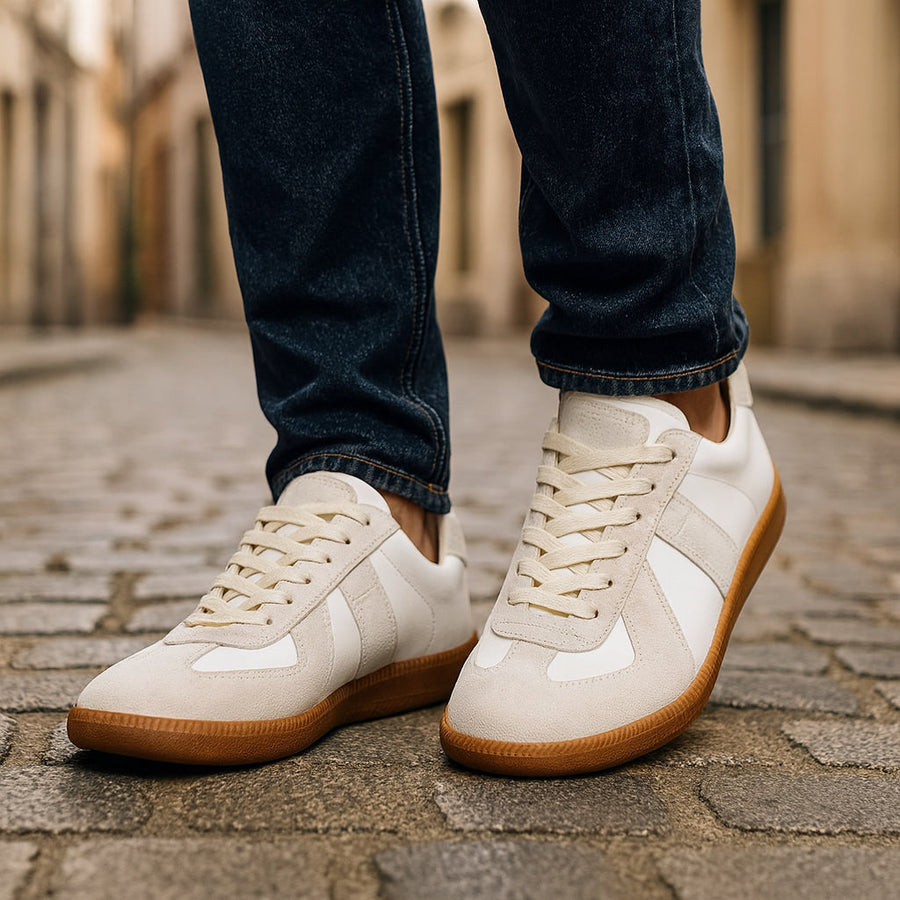 Męskie Eleganckie Sneakersy | Sznurowane