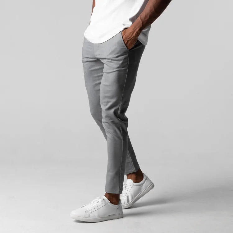 Pánské elegantní chino kalhoty | Úzké nohavice