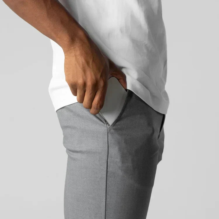 Pánské elegantní chino kalhoty | Úzké nohavice