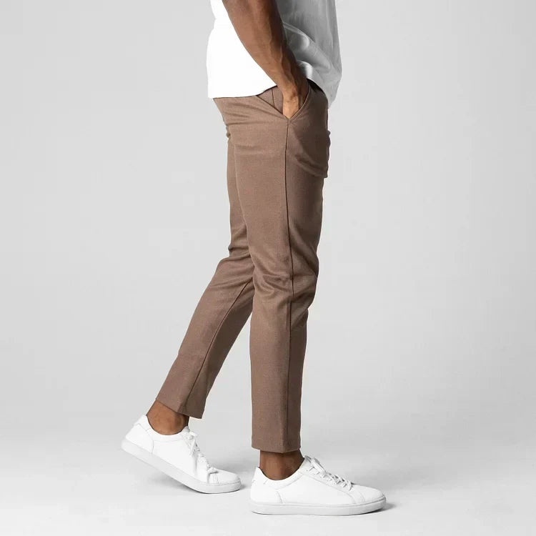 Pánské elegantní chino kalhoty | Úzké nohavice