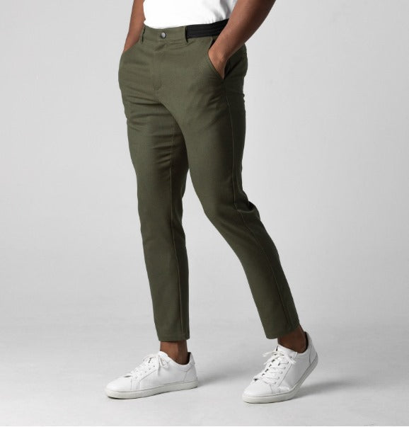 Pánské elegantní chino kalhoty | Úzké nohavice