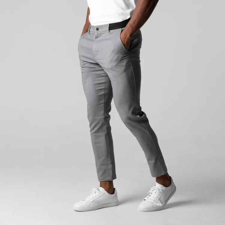 Pánské elegantní chino kalhoty | Úzké nohavice