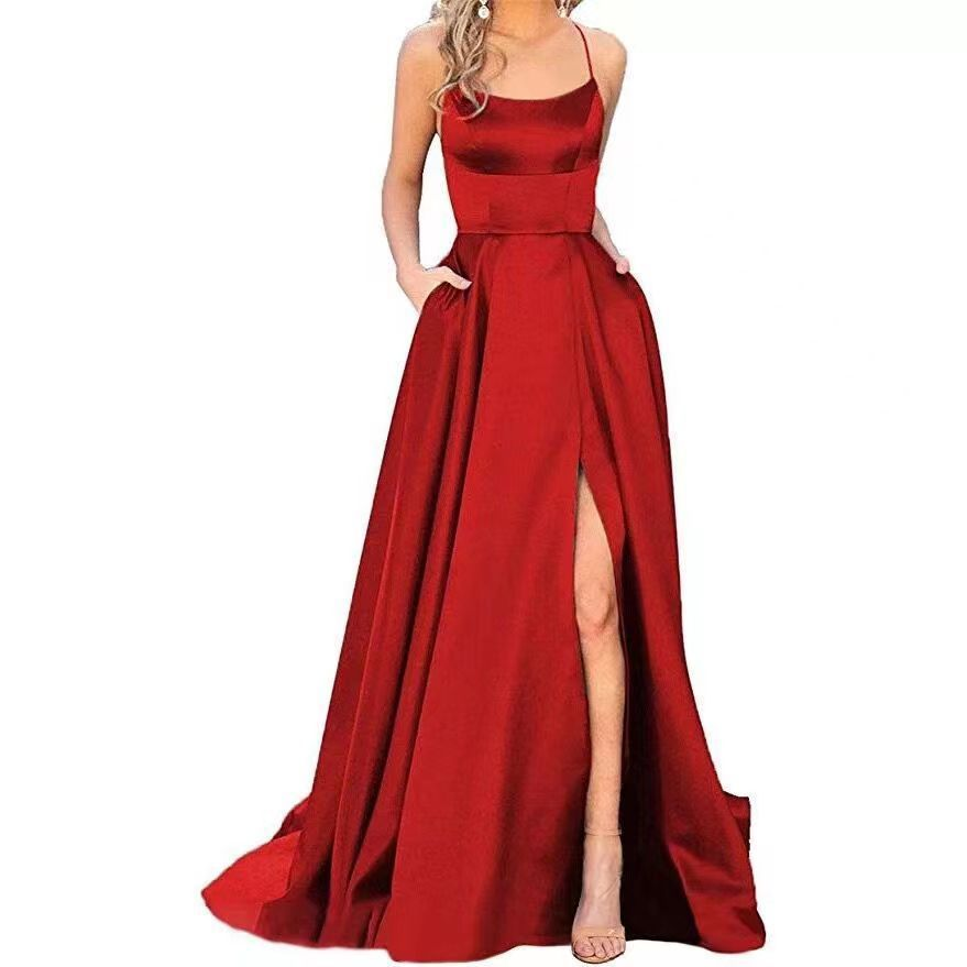 Women's Strappy Evening Dress | Maxi